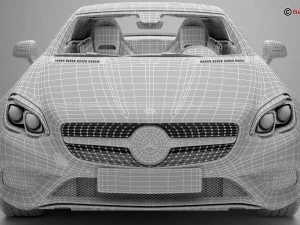 mercedes slc 2017 3D Model