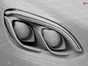 mercedes slc 2017 3D Model