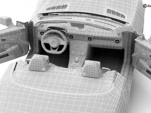 mercedes slc 2017 3D Model