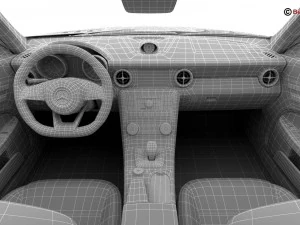 mercedes slc 2017 3D Model