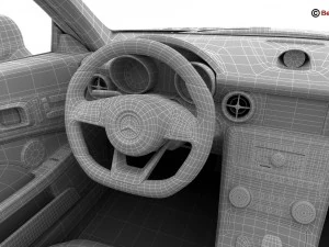 mercedes slc 2017 3D Model