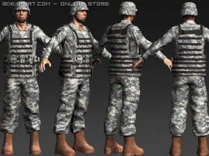 daniel military cloth 3Dモデル