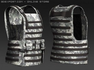 daniel military cloth 3D Model