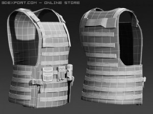 daniel military cloth 3D Model