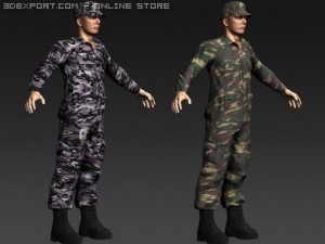 daniel military cloth 3D Model