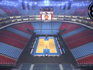 basketball arena v2 Modelo 3D