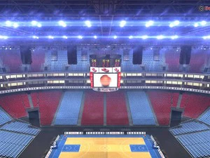 basketball arena v2 3D Model