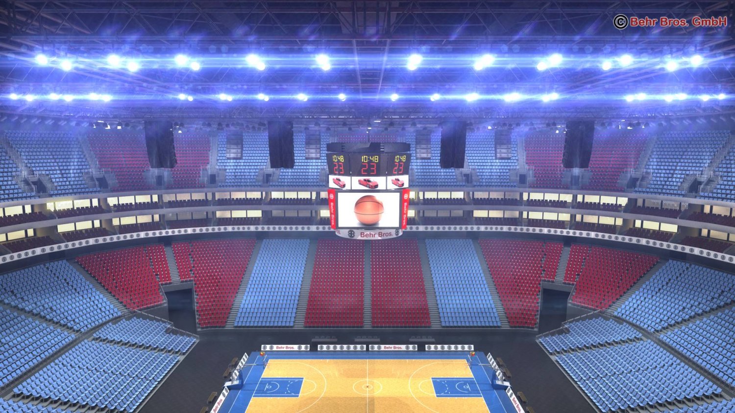 Basketball Arena V2 3D Модель In Спортивные Товары 3DExport