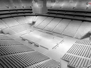 basketball arena v2 3D Model
