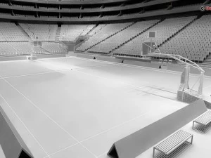 basketball arena v2 3D Model