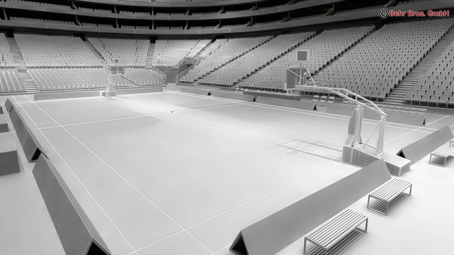 Basketball Arena V2 3D Модель In Спортивные Товары 3DExport