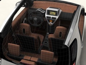 toyota iq Model 3D