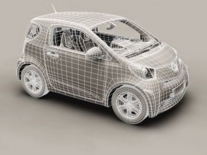 toyota iq Model 3D