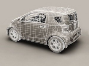 toyota iq Model 3D