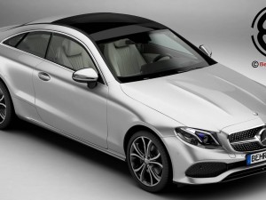 mercedes e class coupe 2017 Modelo 3D