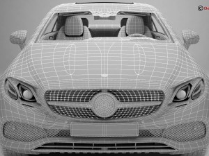 mercedes e class coupe 2017 3D Модель