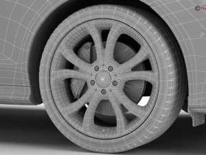 mercedes e class coupe 2017 3D Model