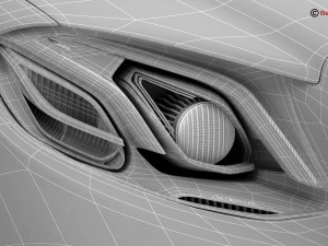 mercedes e class coupe 2017 3D Модель