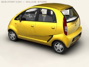 tata nano 3D 模型