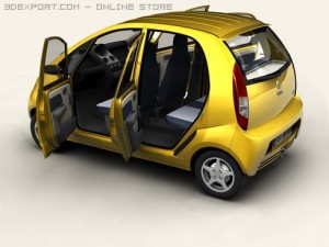 tata nano 3D 模型