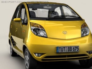tata nano 3D 模型