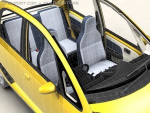 tata nano 3D 模型