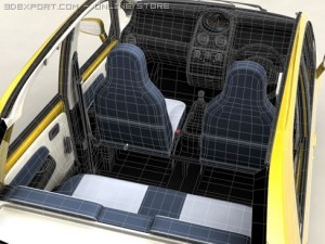 tata nano 3D 模型