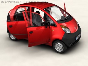 tata nano 3D 模型