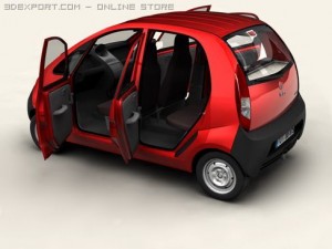 tata nano 3D 模型