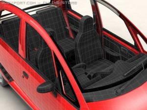 tata nano 3D 模型