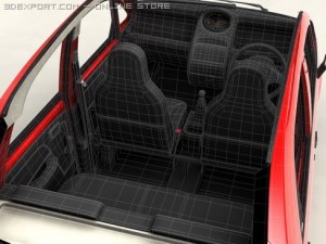 tata nano 3D 模型