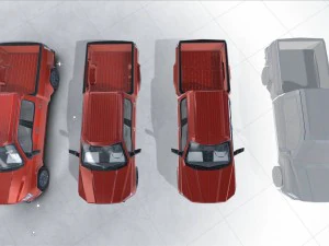 generic pickup realtime 3D Model