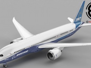 boeing 787-8 3D Model