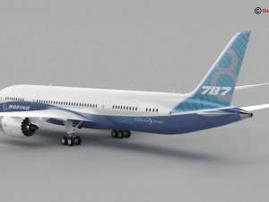 boeing 787-8 Modelo 3D