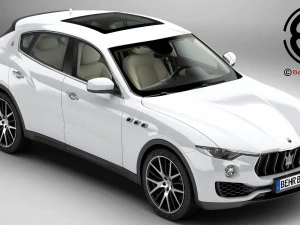 मासेराती लेवान्ते 2017 3D मॉडल