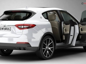 maserati levante 2017 3D मॉडल