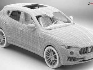 maserati levante 2017 3D Model