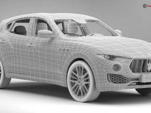 maserati levante 2017 3D Model