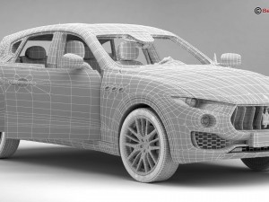 maserati levante 2017 3D मॉडल