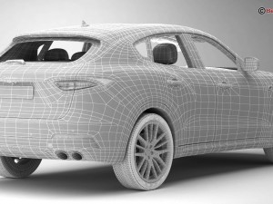 maserati levante 2017 3D मॉडल