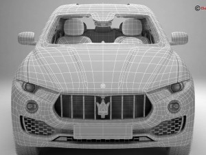 maserati levante 2017 3D मॉडल