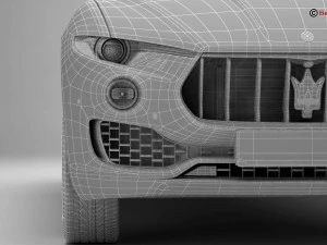 maserati levante 2017 3D Model