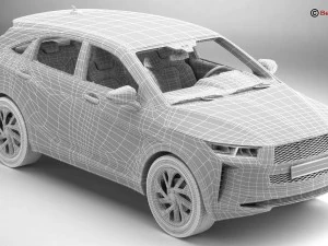 generic suv 2018 3D Model