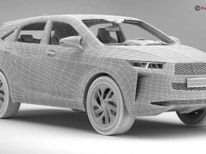 generic suv 2018 3D Model