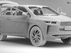generic suv 2018 3D Model
