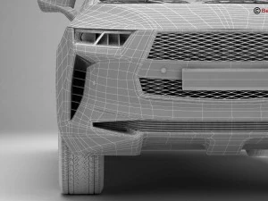 generic suv 2018 3D Model