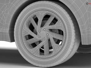 generic suv 2018 3D Model