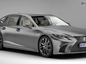 lexus ls 500 2018 3D 모델