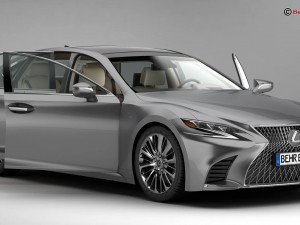 lexus ls 500 2018 3D 모델