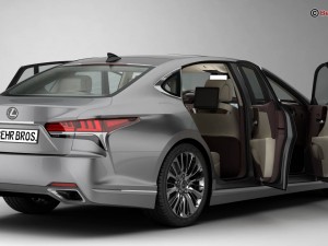 lexus ls 500 2018 3D 모델